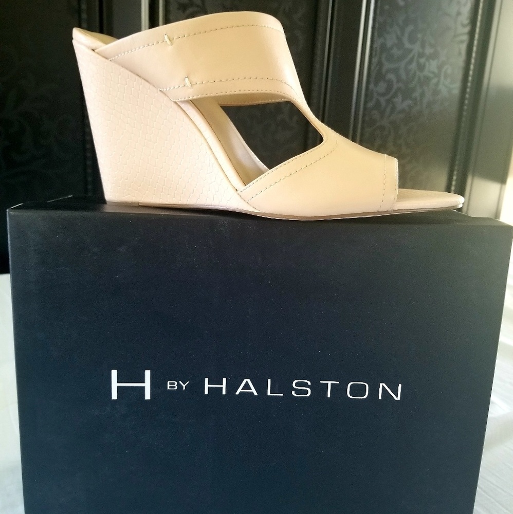 H by Halston mules